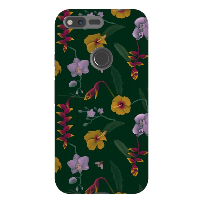 Pixel XL StrongFit Heliconia & Hibiscus by Tishya Oedit