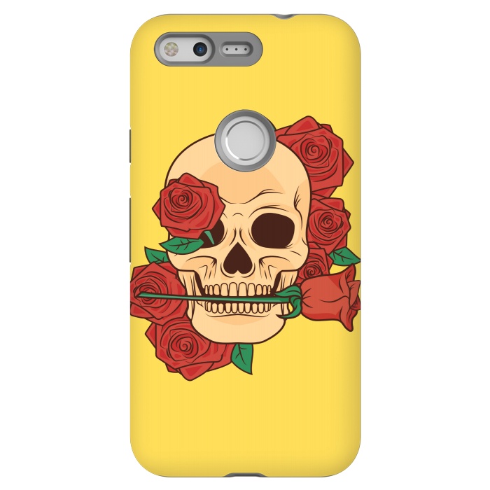 Pixel StrongFit RED ROSE SKULL BABY by MALLIKA