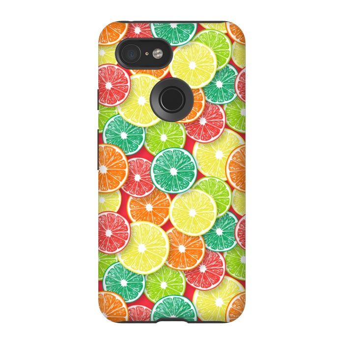 Pixel 3 StrongFit Citrus fruit slices 3 by Katerina Kirilova