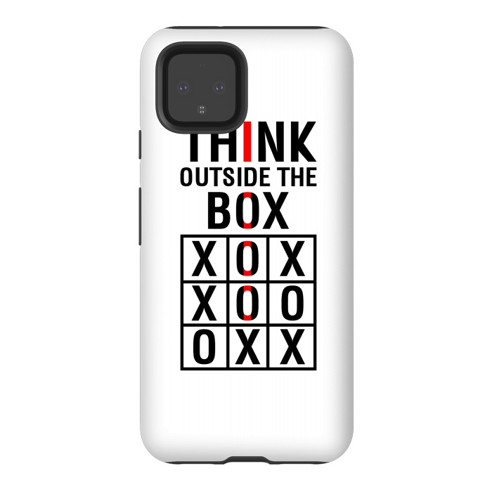 Pixel 4 StrongFit Think Outside The Box by TMSarts