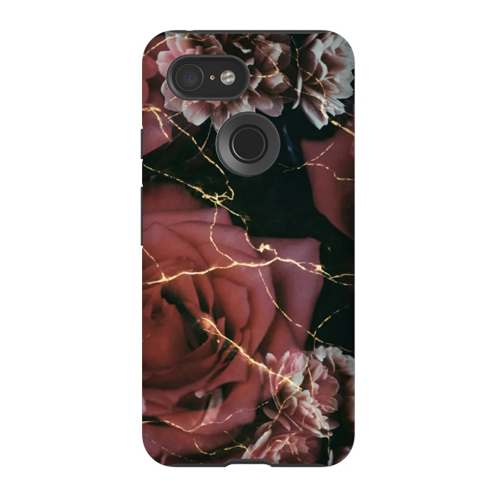 Pixel 3 StrongFit Aesthetic roses by Jms