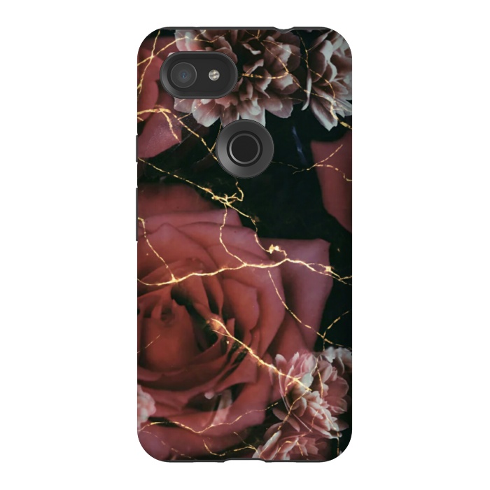 Pixel 3AXL StrongFit Aesthetic roses by Jms