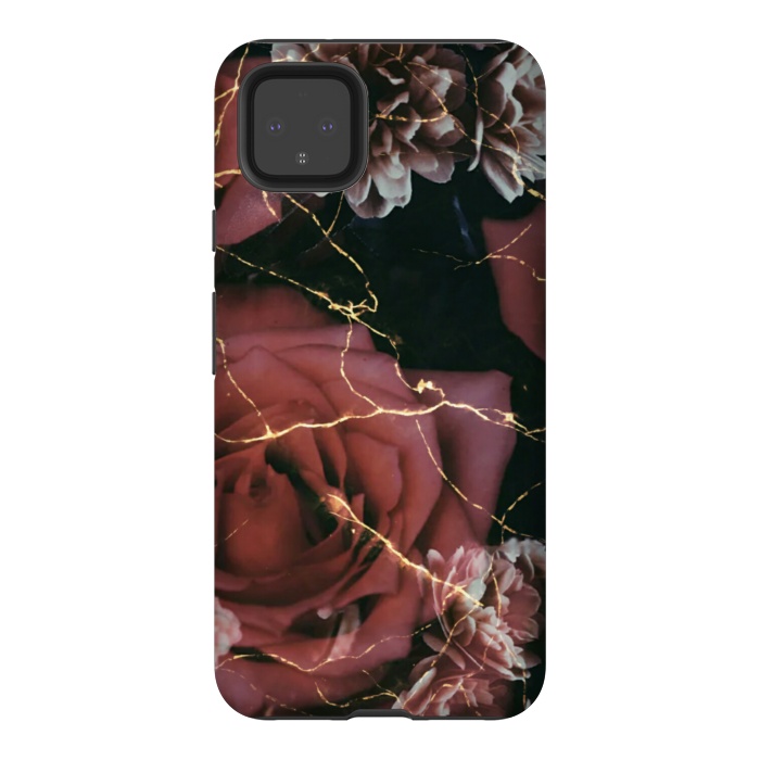Pixel 4XL StrongFit Aesthetic roses by Jms