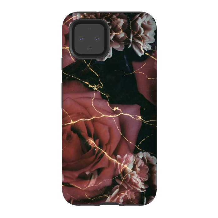 Pixel 4 StrongFit Aesthetic roses by Jms