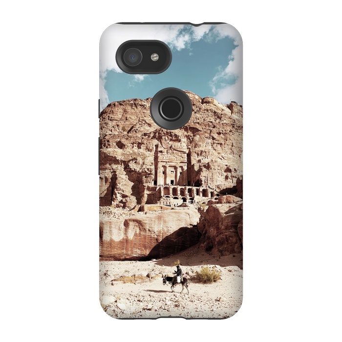 Pixel 3A StrongFit Petra temple Jordan sandstone landscape by Oana 