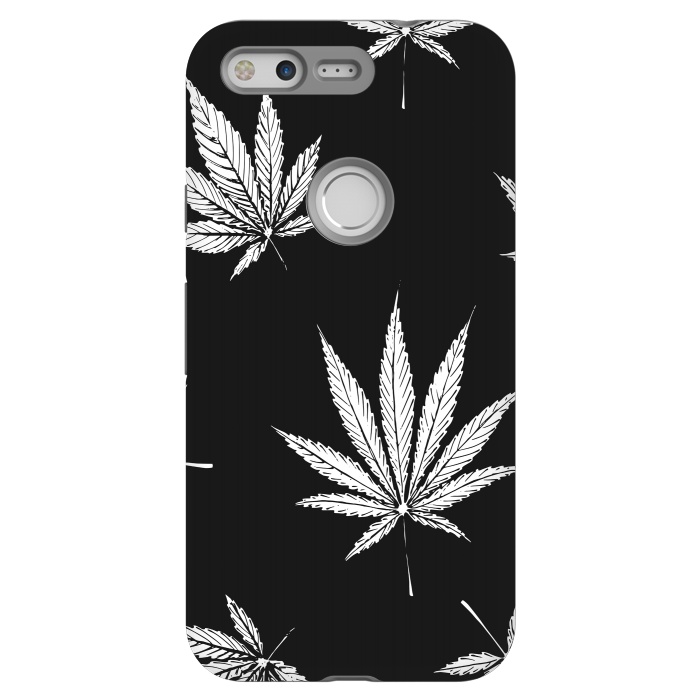 Pixel StrongFit marijuana leaf by haroulita