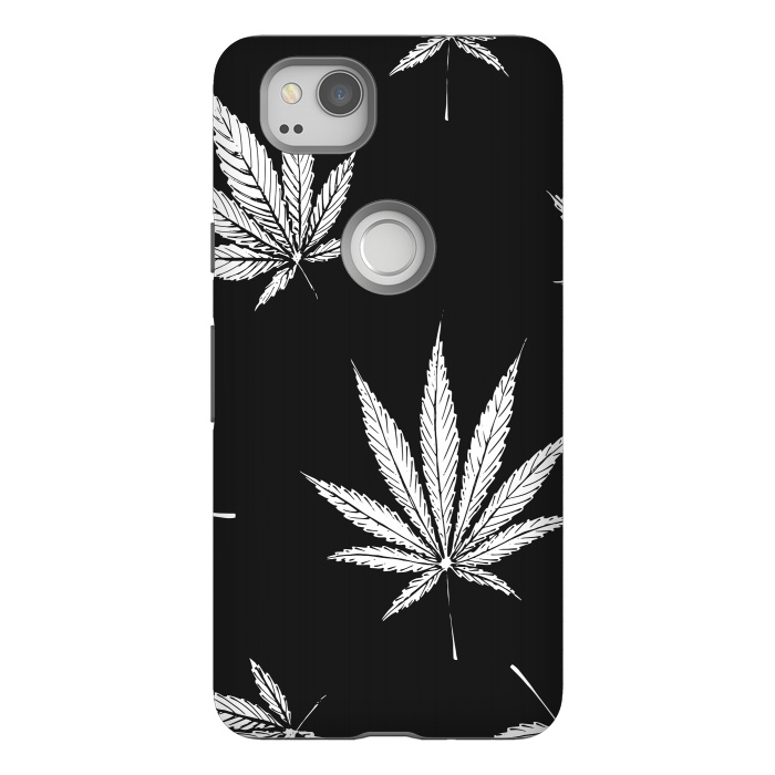 Pixel 2 StrongFit marijuana leaf by haroulita