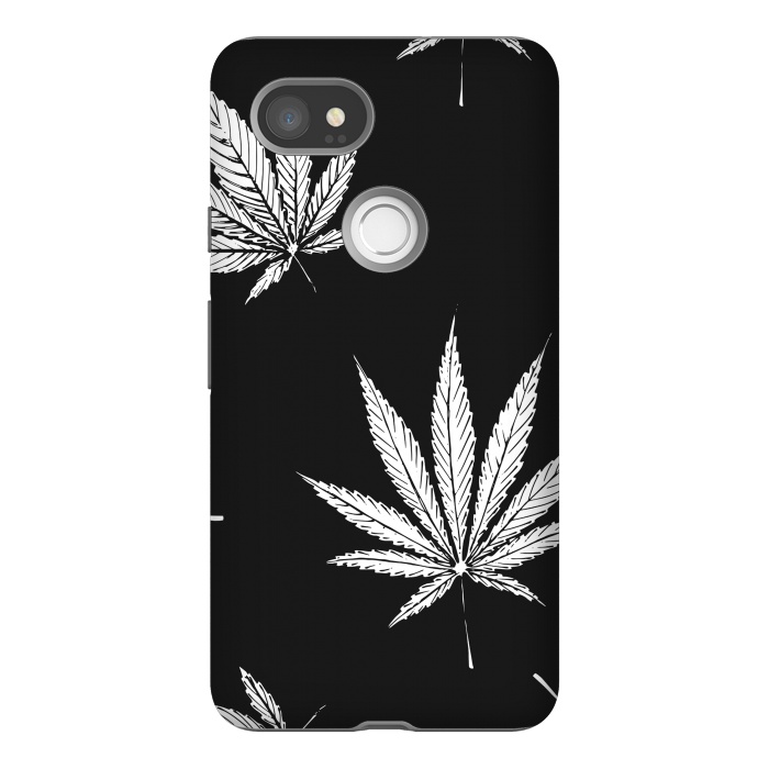 Pixel 2XL StrongFit marijuana leaf by haroulita