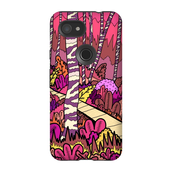 Pixel 3A StrongFit The pink forest walk by Steve Wade (Swade)