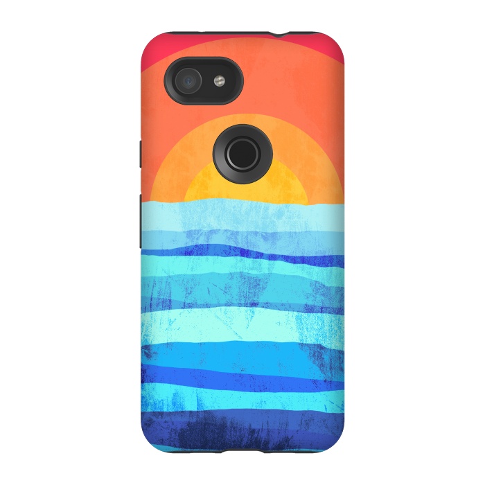 Pixel 3A StrongFit The sea's sun by Steve Wade (Swade)