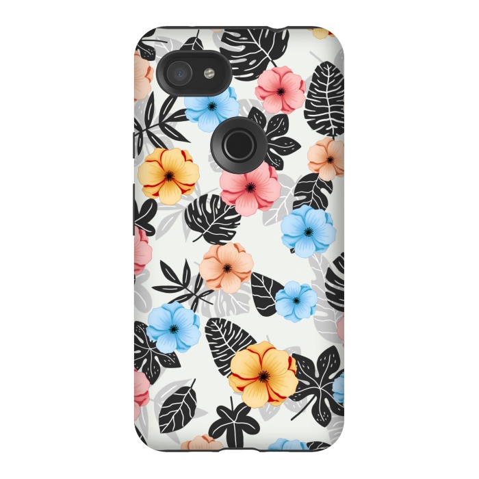 Pixel 3AXL StrongFit Tropical patterns by Jms