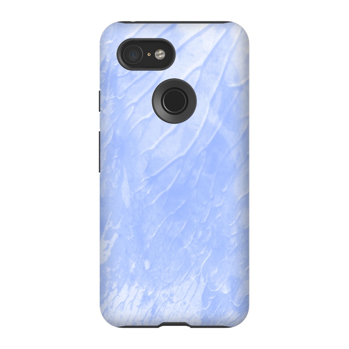 Pixel 3 StrongFit Blue Paint by Martina