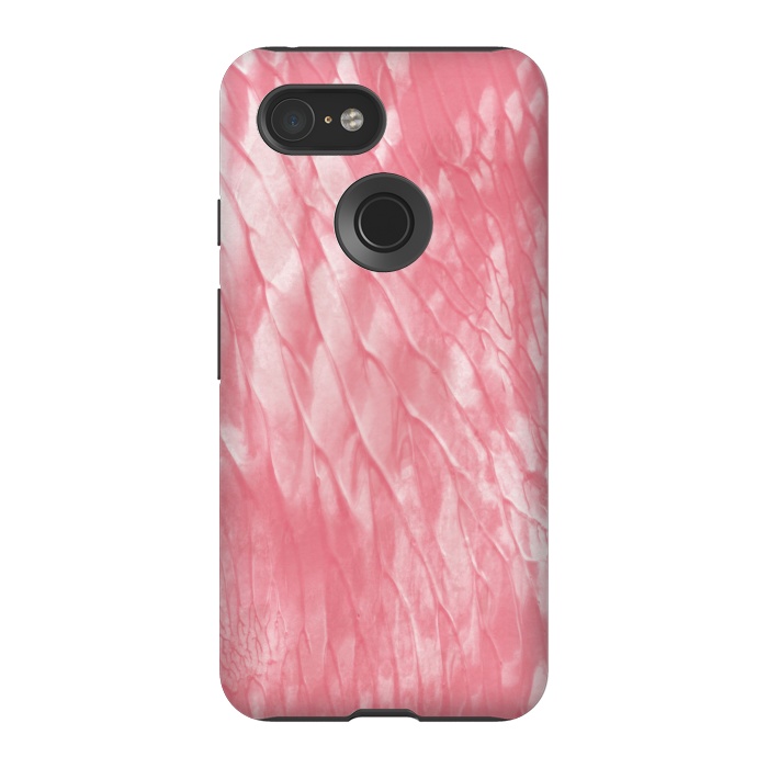 Pixel 3 StrongFit Pink Paint by Martina