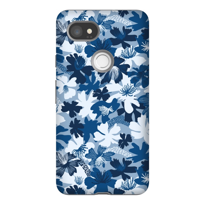 Pixel 2XL StrongFit Barely blue by Nina Leth