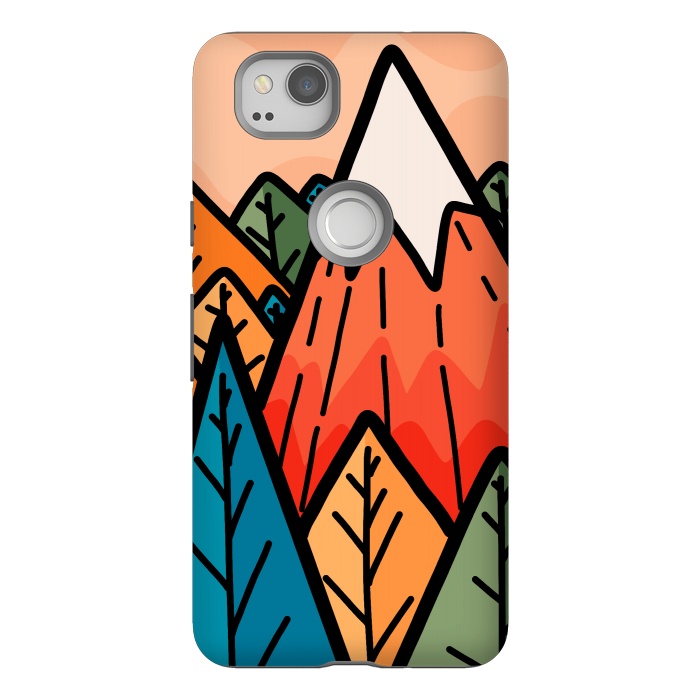 Pixel 2 StrongFit The lone mountain forest by Steve Wade (Swade)