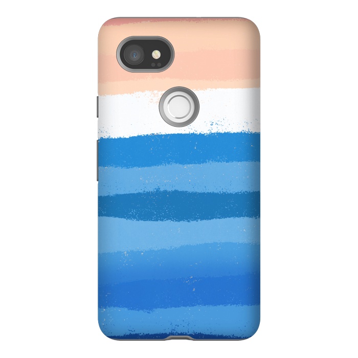 Pixel 2XL StrongFit The calm painted waves by Steve Wade (Swade)