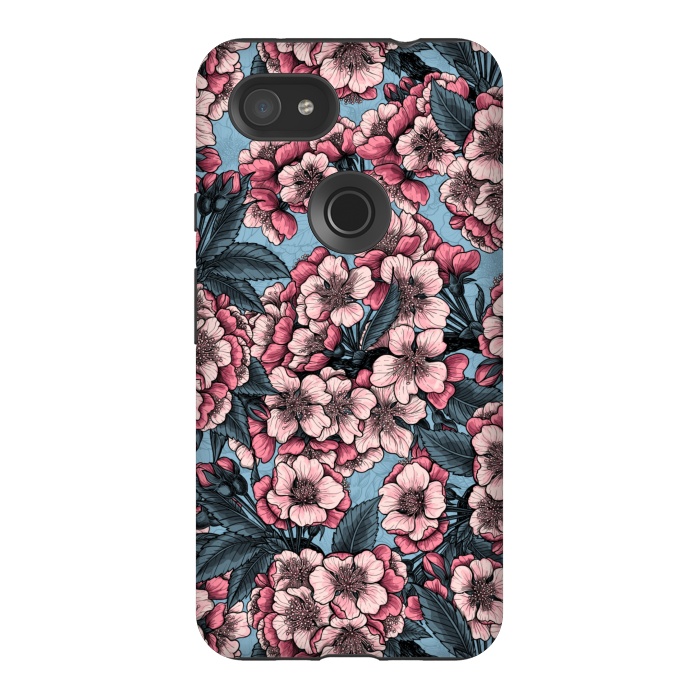Pixel 3AXL StrongFit Cherry blossom by Katerina Kirilova