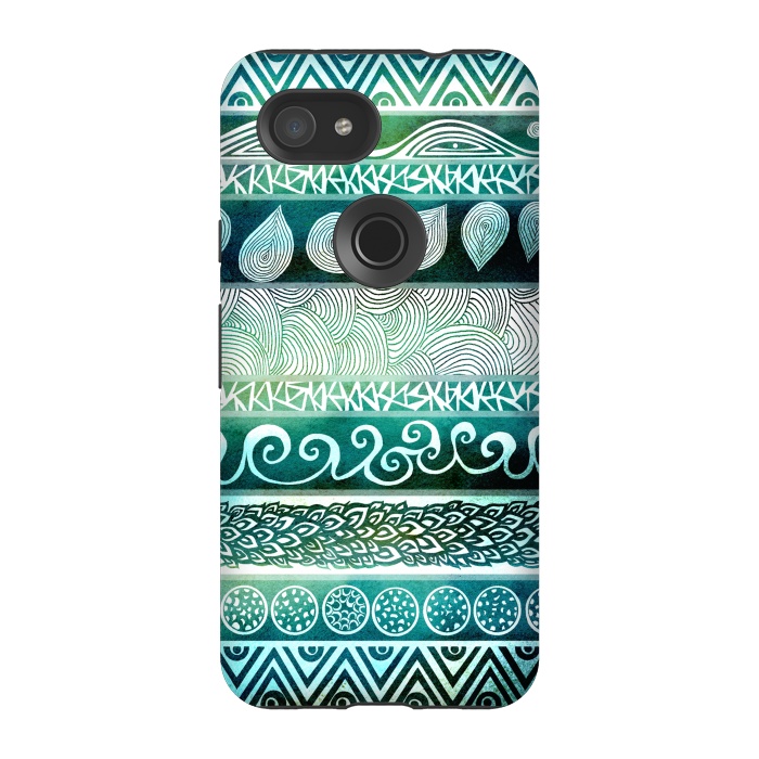 Pixel 3A StrongFit Dreamy Tribal II by Pom Graphic Design
