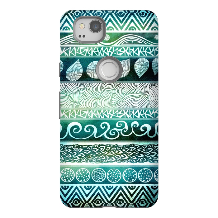 Pixel 2 StrongFit Dreamy Tribal III by Pom Graphic Design