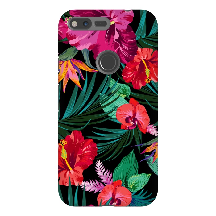 Pixel XL StrongFit Exotic Flowers by ArtsCase