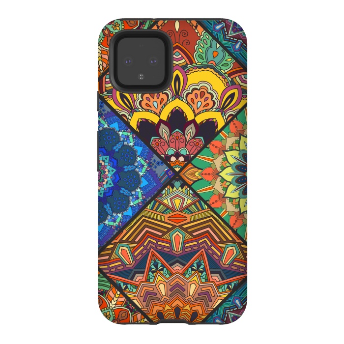 Pixel 4 StrongFit Vectorial Eastern Mandala Decoration by ArtsCase