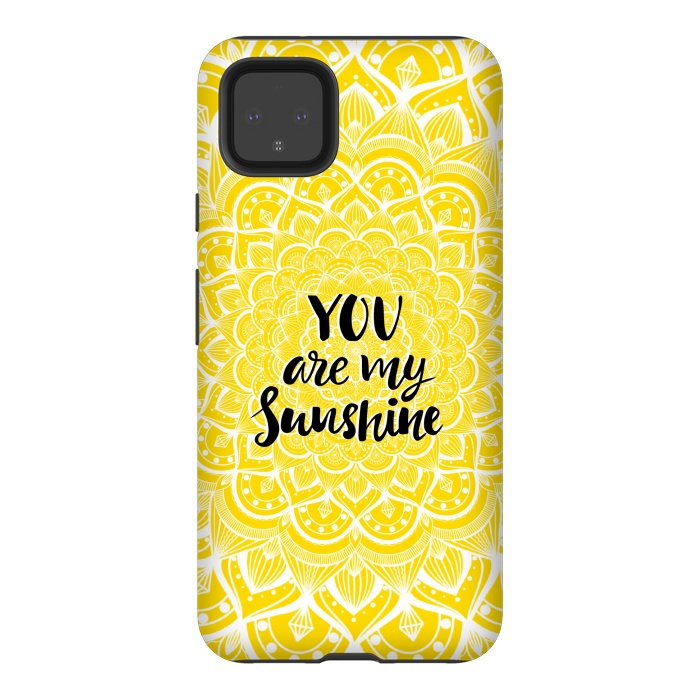 Pixel 4XL StrongFit You are my sunshine by Jms