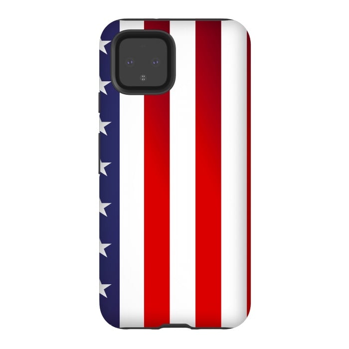 Pixel 4 StrongFit usa flag by haroulita