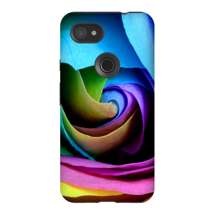 Pixel 3AXL StrongFit colorful rose by haroulita