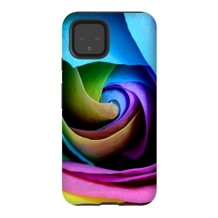 Pixel 4 StrongFit colorful rose by haroulita