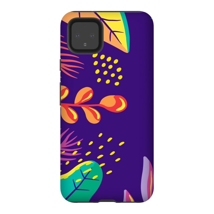 Pixel 4XL StrongFit exotic flowers x by haroulita