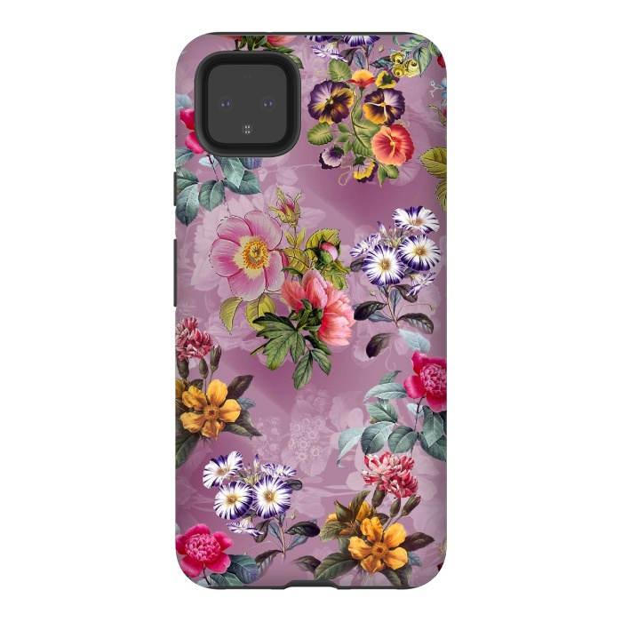 Pixel 4XL StrongFit Vintage flowers  by Winston