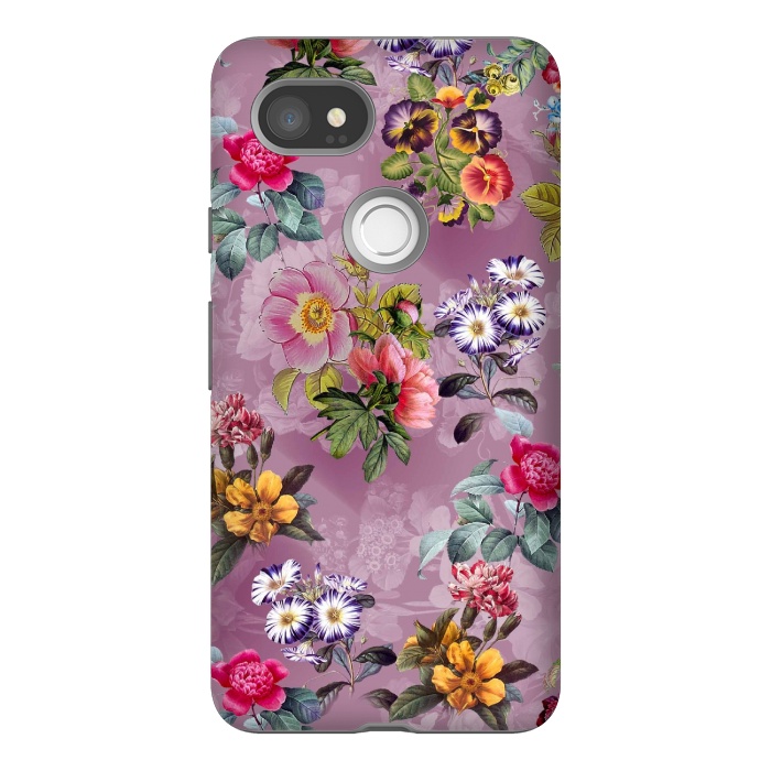 Pixel 2XL StrongFit Vintage flowers  by Winston