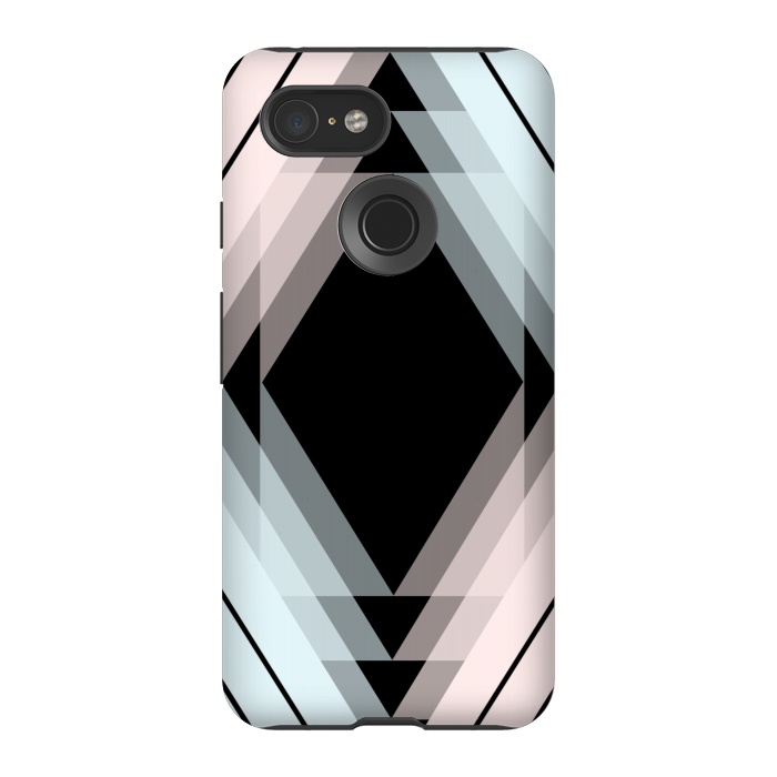 Pixel 3 StrongFit Diamonds geometric by Jms