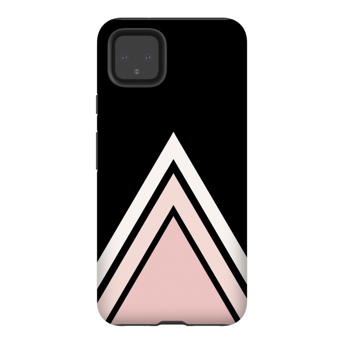 Pixel 4XL StrongFit Pink triangles by Jms