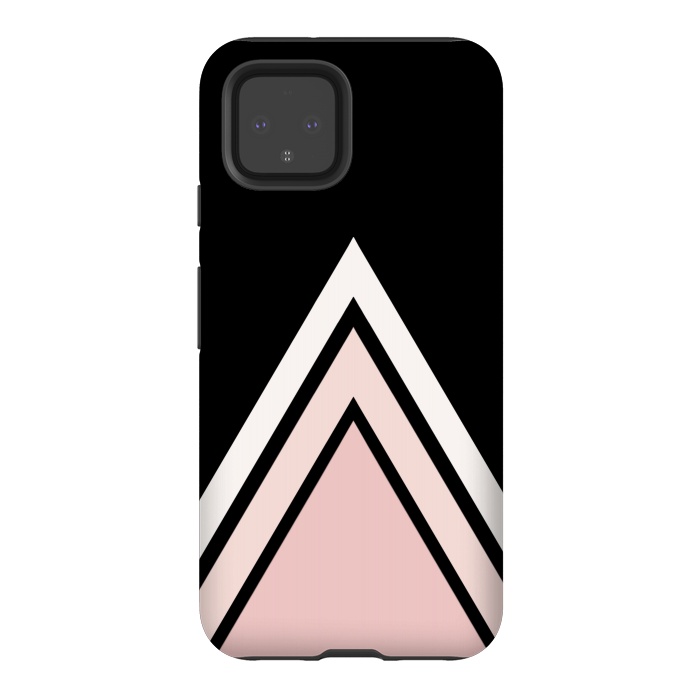Pixel 4 StrongFit Pink triangles by Jms