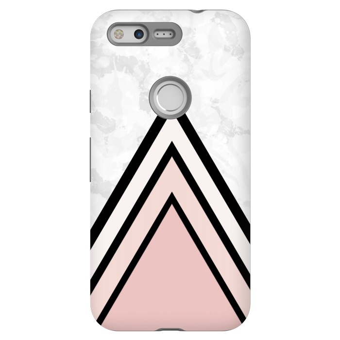 Pixel StrongFit Black pink triangles by Jms
