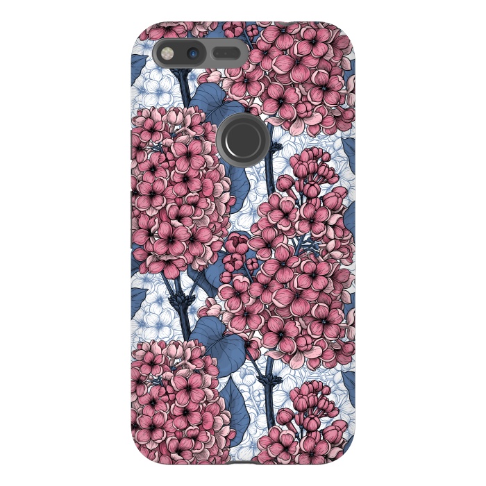 Pixel XL StrongFit Lilac in pink and blue by Katerina Kirilova