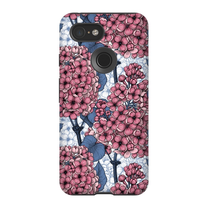 Pixel 3 StrongFit Lilac in pink and blue by Katerina Kirilova