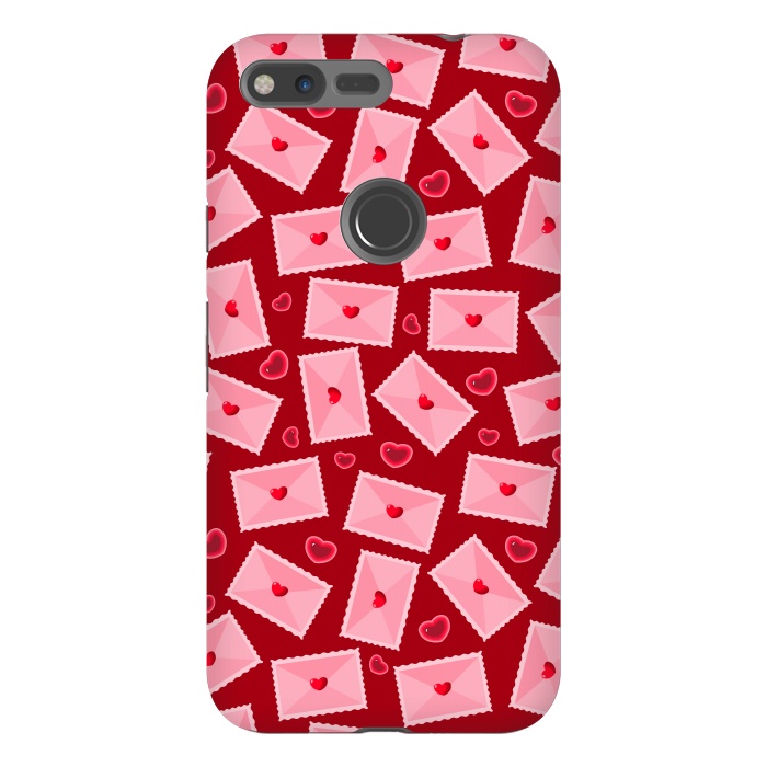 Pixel XL StrongFit PINK LOVE LETTERS  by MALLIKA