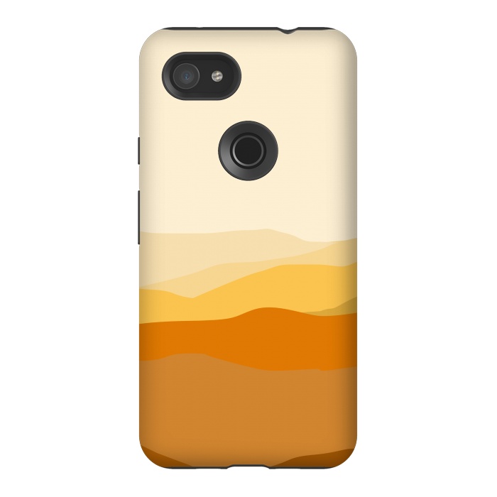 Pixel 3AXL StrongFit Brown Valley by Creativeaxle