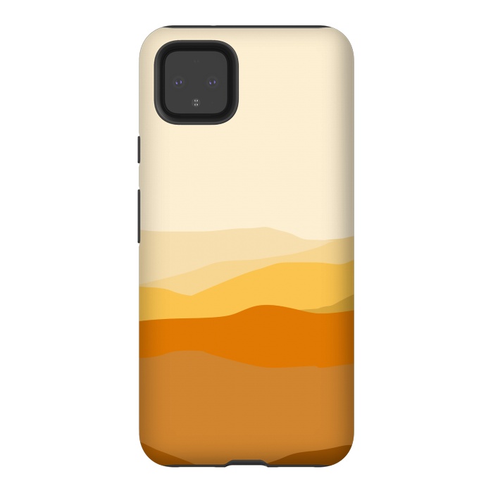 Pixel 4XL StrongFit Brown Valley by Creativeaxle