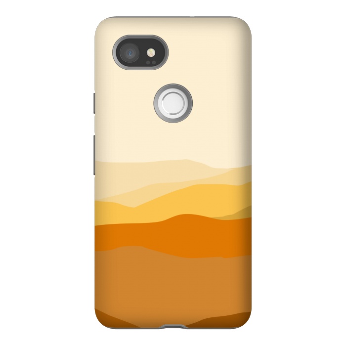 Pixel 2XL StrongFit Brown Valley by Creativeaxle