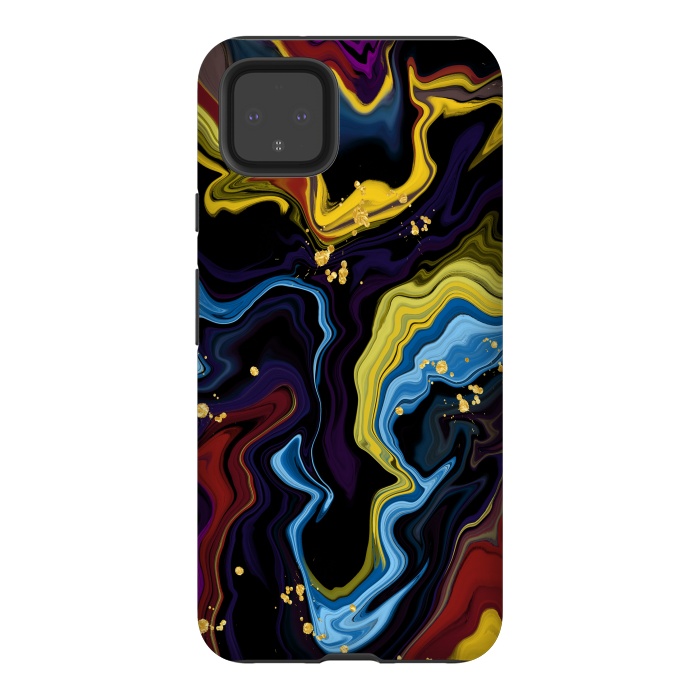 Pixel 4XL StrongFit Between the stars and waves by Xylo Riescent