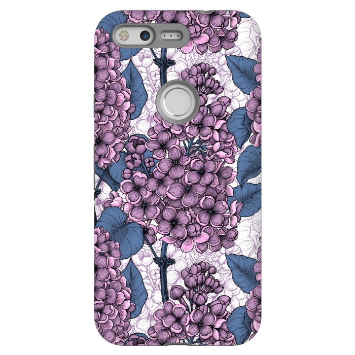 Pixel StrongFit Violet lilacs by Katerina Kirilova