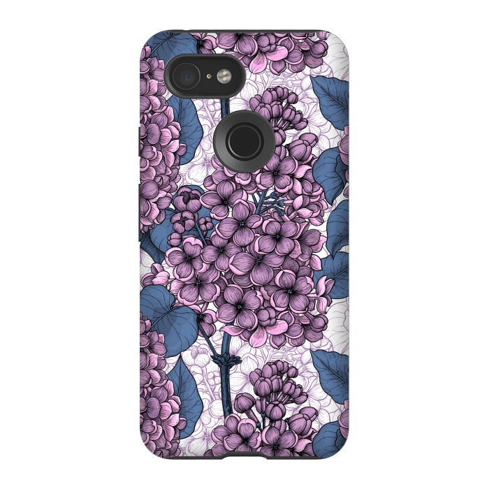 Pixel 3 StrongFit Violet lilacs by Katerina Kirilova