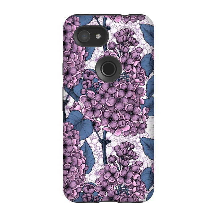 Pixel 3A StrongFit Violet lilacs by Katerina Kirilova