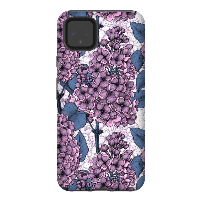 Pixel 4XL StrongFit Violet lilacs by Katerina Kirilova