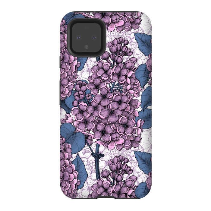 Pixel 4 StrongFit Violet lilacs by Katerina Kirilova