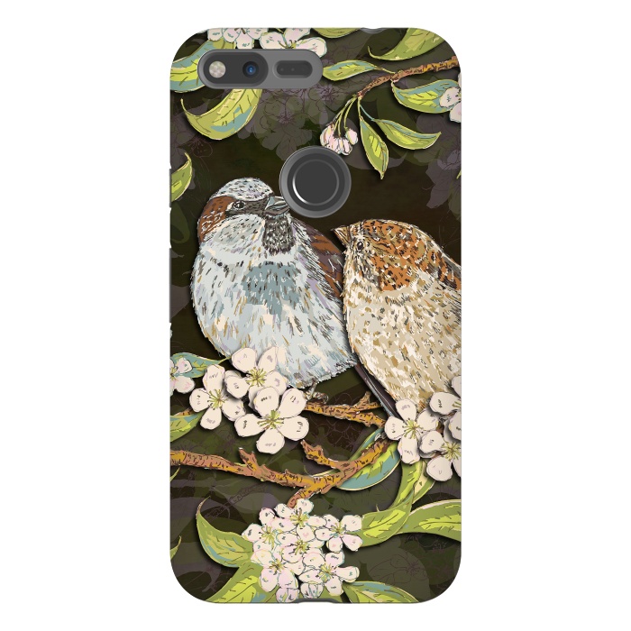 Pixel XL StrongFit Sweet Sparrows by Lotti Brown