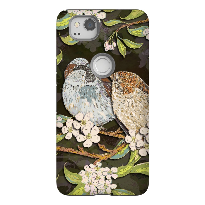 Pixel 2 StrongFit Sweet Sparrows by Lotti Brown